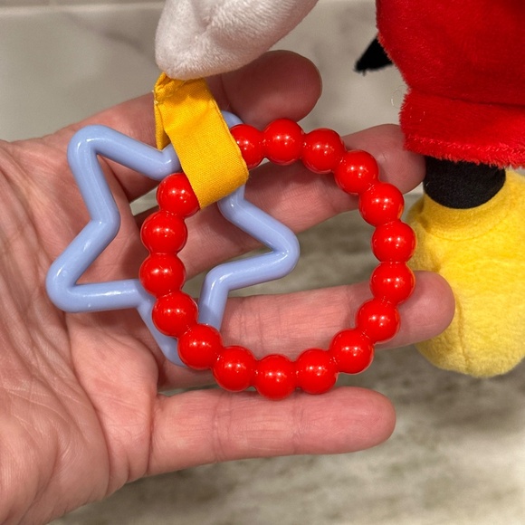 Disney Baby Classic MICKEY MOUSE On the Go Activity Toy TEETHER Plush - Picture 5 of 9